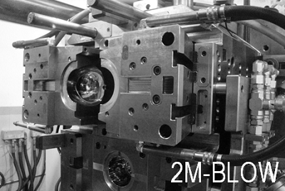 2M BLOW – TWO MATERIAL INJECTION AND GAS ASSISTED BLOWING
